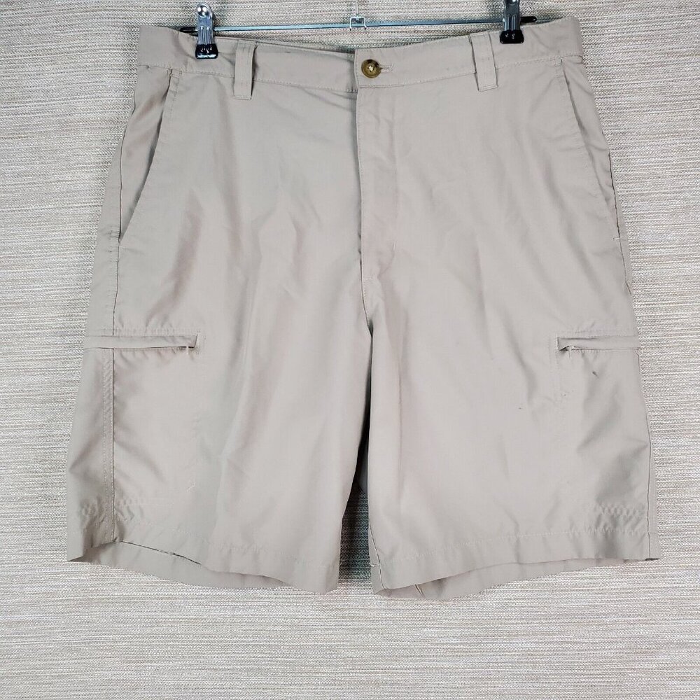 Chaps Ripstop Golf Cargo Shorts Mens 36 Heritage Classicore Normcore Preppy